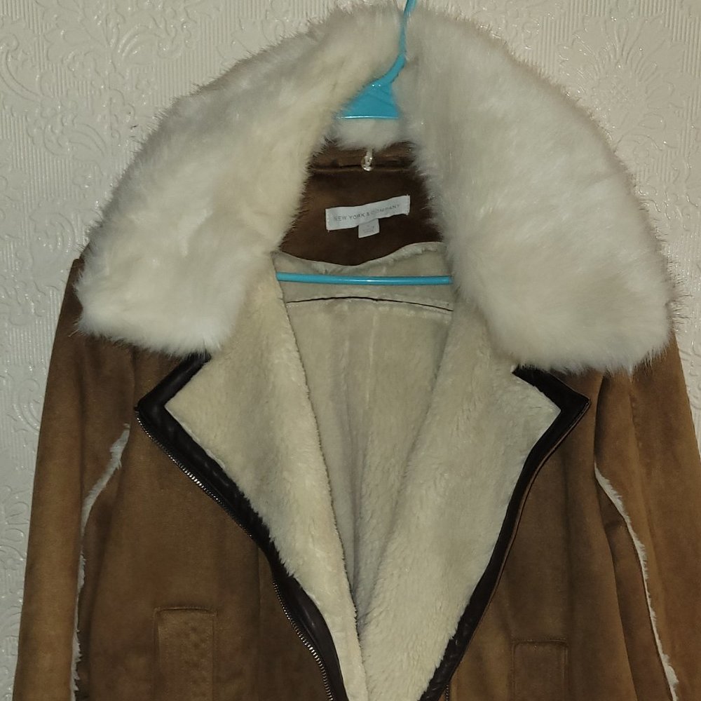 New York and Company Suede winter jacket
